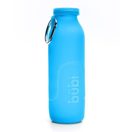 BUBI BRANDS Bubi Brands BB100PB447 35oz & 1000 ml Foldable Water Bottle Rose; Pacific Blue BB100PB447